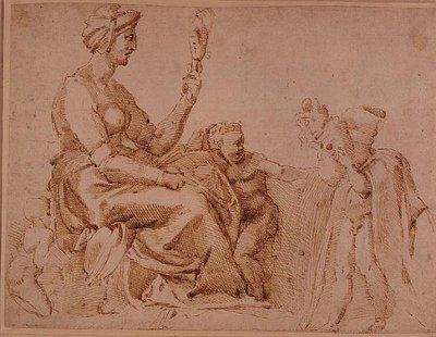 Study of Vanity by Michelangelo Buonarroti